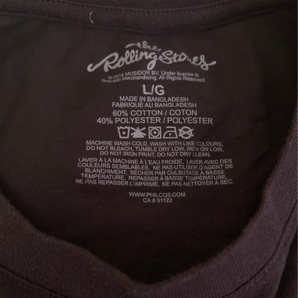 Rolling Stones 2014 Voodoo Lounge Women's Band Tee - Picture 3 of 3